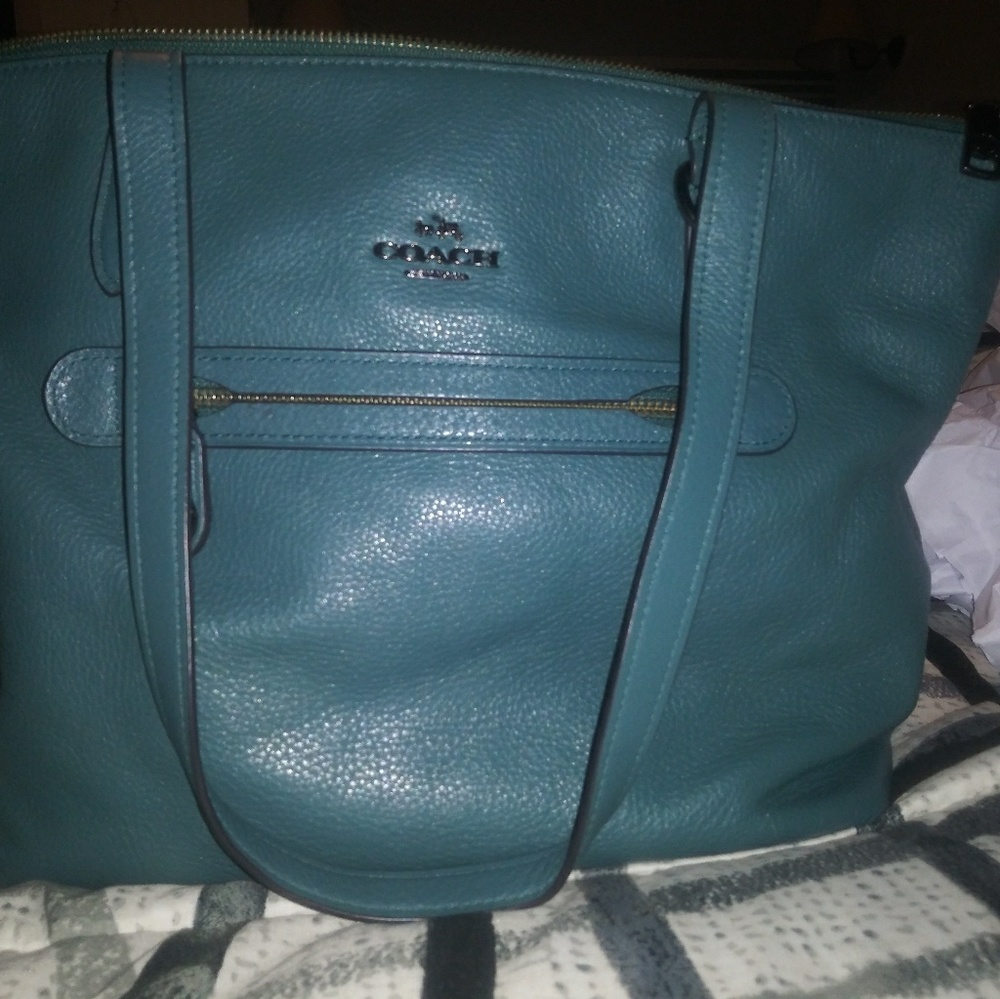 Coach leather bag